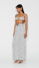 Dorian Long Skirt Silver